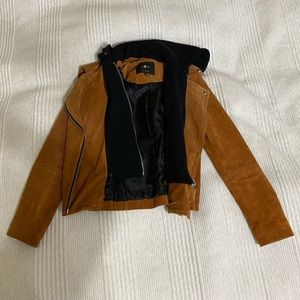 7 for all mankind suede jacket